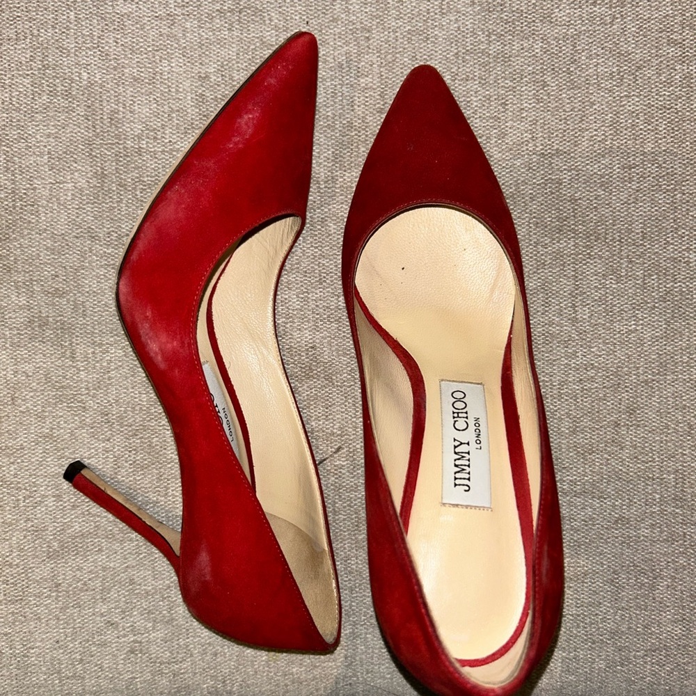 Jimmy Choo Elegant Red Stilettos